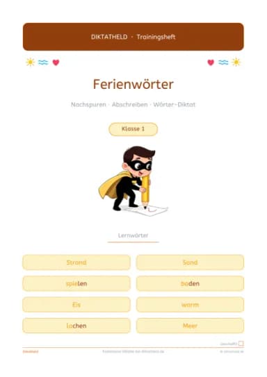 Deckblatt Ferienwörter