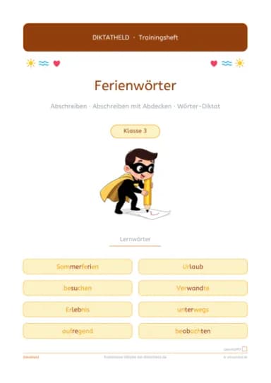 Deckblatt Ferienwörter