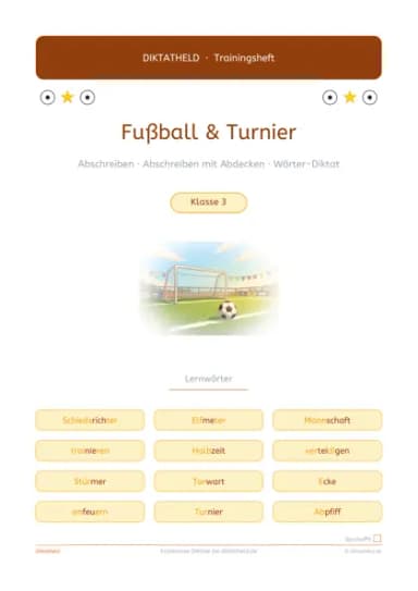 Deckblatt Fußball & Turnier